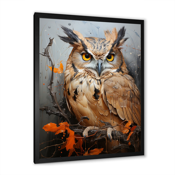 Owl S Symbolic Insight - Brown Owl Wall Art