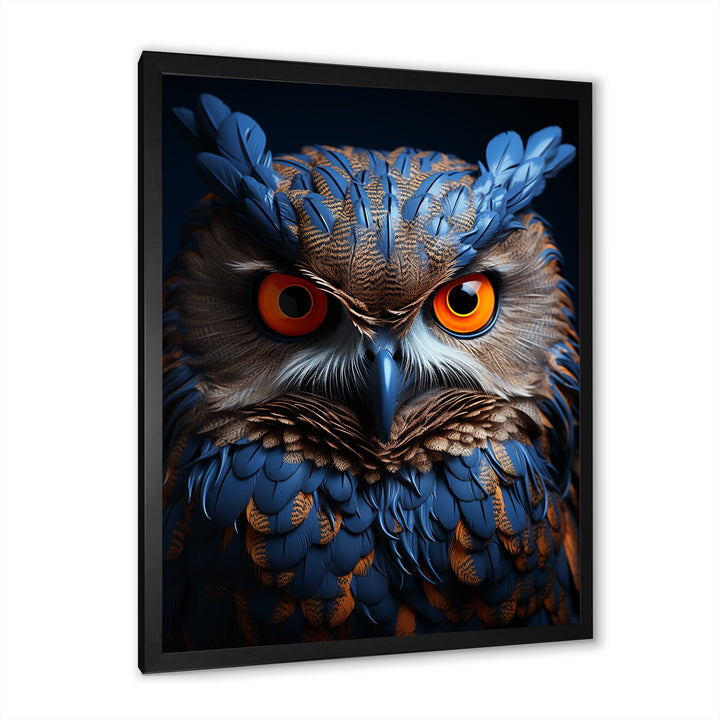 Whimsical Watcher - Owl Home Decor Art
