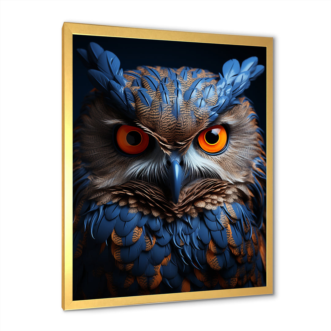 Whimsical Watcher - Owl Home Decor Art