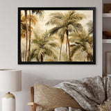 Palm Tree Desert Oasis III - Floral Canvas Wall Art