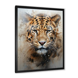 Graceful Tiger Fierce Portrait - Tiger Canvas Wall Art