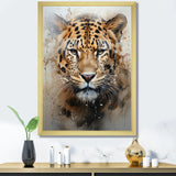 Graceful Tiger Fierce Portrait - Tiger Canvas Wall Art