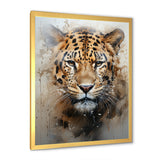Graceful Tiger Fierce Portrait - Tiger Canvas Wall Art