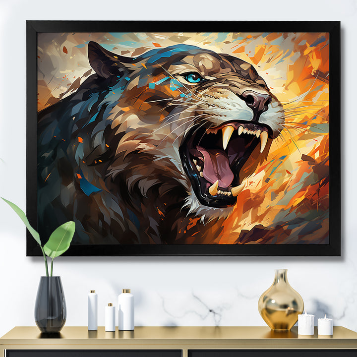 Majestic Panther Roar - Panther Wall Decor