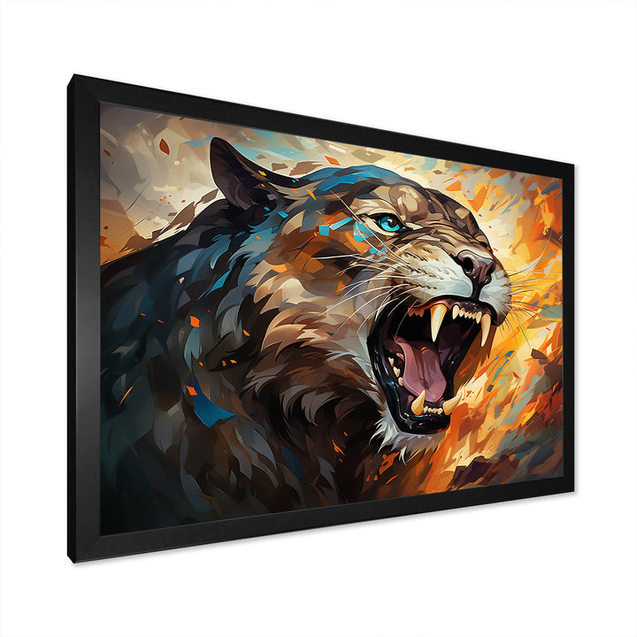 Majestic Panther Roar - Panther Wall Decor