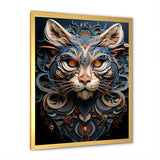 Abstract Panther Essence - Panther Framed Canvas Art