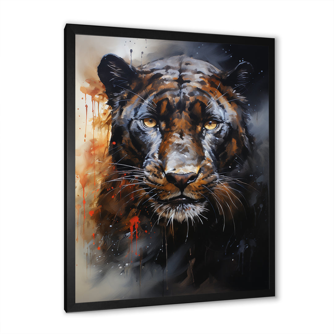Dynamic Black Panther Spirit - Panther Home Decor Art