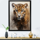 Classic Jaguar Majesty Portrait - Leopard Bedroom Wall Art