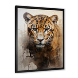 Classic Jaguar Majesty Portrait - Leopard Bedroom Wall Art