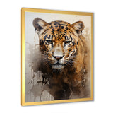 Classic Jaguar Majesty Portrait - Leopard Bedroom Wall Art