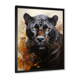 Classic Panther Graceful Night Hunter Portrait - Panther Canvas Wall Art