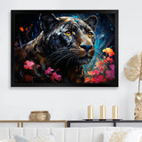 Dreamy Panther Nocturne - Panther Wall Decor