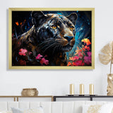 Dreamy Panther Nocturne - Panther Wall Decor