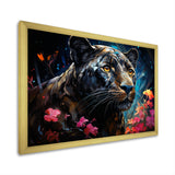Dreamy Panther Nocturne - Panther Wall Decor