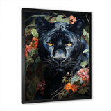 Enchanted Panther Jungle Realm - Animals Canvas Wall Art