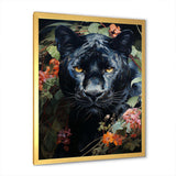 Enchanted Panther Jungle Realm - Animals Canvas Wall Art