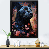 Noir Panther Hunt Tranquility - Panther Wall Decor