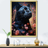 Noir Panther Hunt Tranquility - Panther Wall Decor