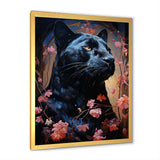 Noir Panther Hunt Tranquility - Panther Wall Decor