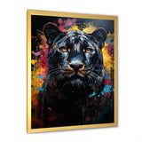 Pop Art Portrait Of A Panther - Panther Wall Art Prints