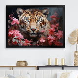 Romantic Tiger Enigma - Beige Tiger Wall Art