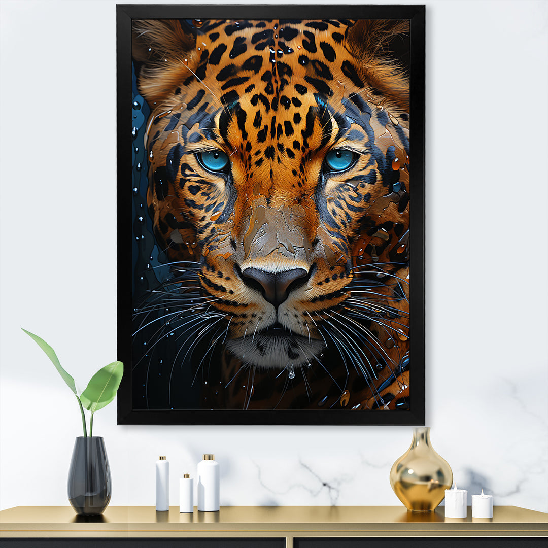 Symbolic Jaguar Presence - Leopard Home Decor Art