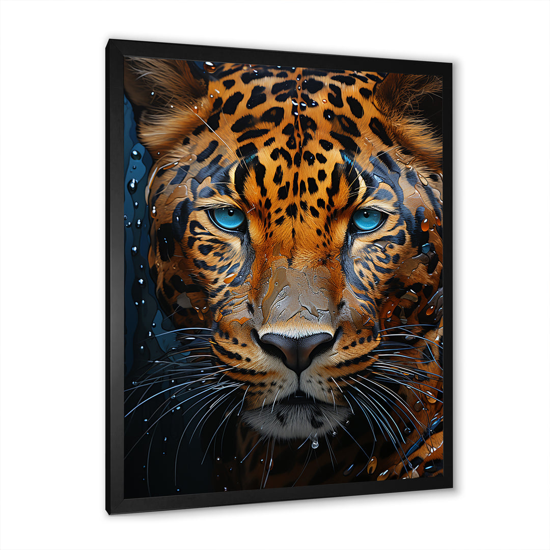 Symbolic Jaguar Presence - Leopard Home Decor Art