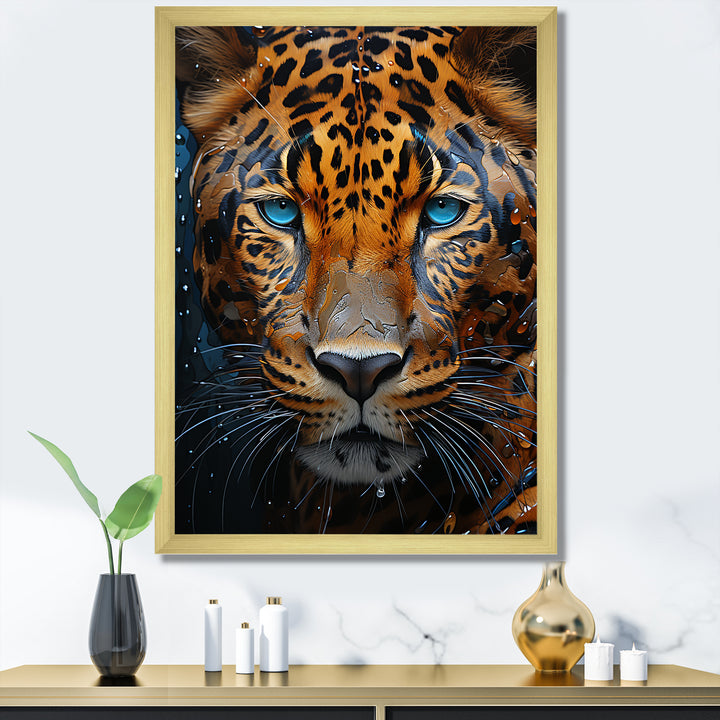Symbolic Jaguar Presence - Leopard Home Decor Art