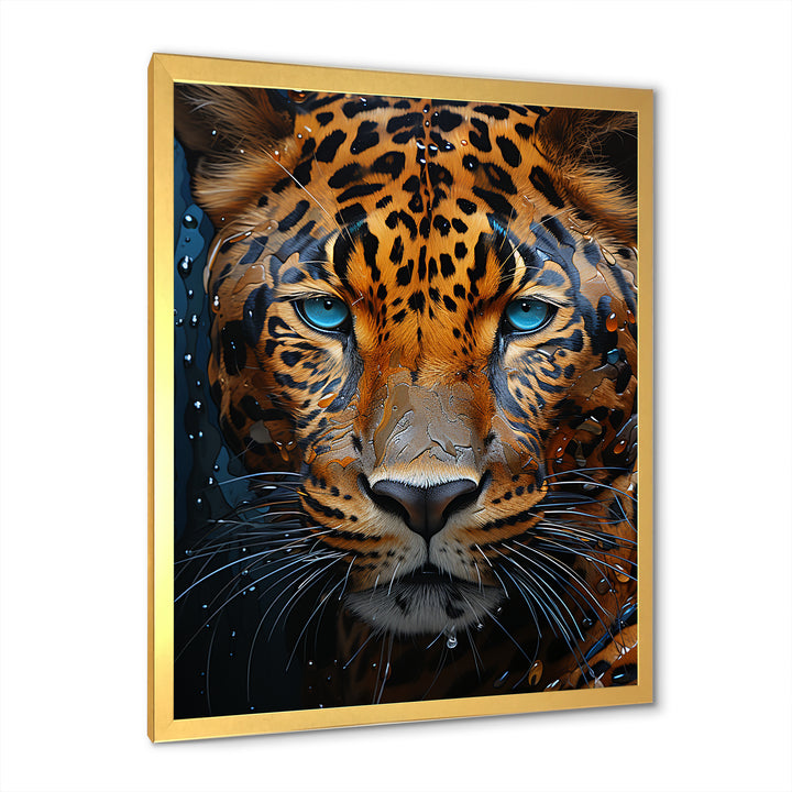 Symbolic Jaguar Presence - Leopard Home Decor Art