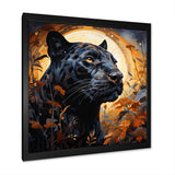 Moonlight Majestic Black Panther - Panther Bedroom Wall Art