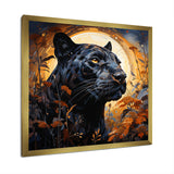 Moonlight Majestic Black Panther - Panther Bedroom Wall Art