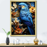 Blue Parrot Paradise - Blue Parrot Wall Art