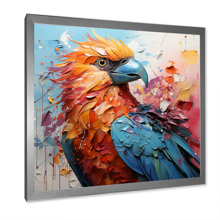 Parrots Colorful Encounters - Parrot Bedroom Wall Art