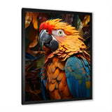 Yellow Parrots Golden Conversations - Parrot Bedroom Wall Art