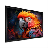 Yellow And Orange Vibrant Parrot Paradox - Parrot Wall Decor