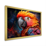 Yellow And Orange Vibrant Parrot Paradox - Parrot Wall Decor