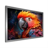 Yellow And Orange Vibrant Parrot Paradox - Parrot Wall Decor