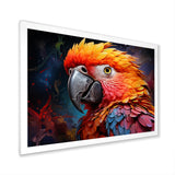Yellow And Orange Vibrant Parrot Paradox - Parrot Wall Decor