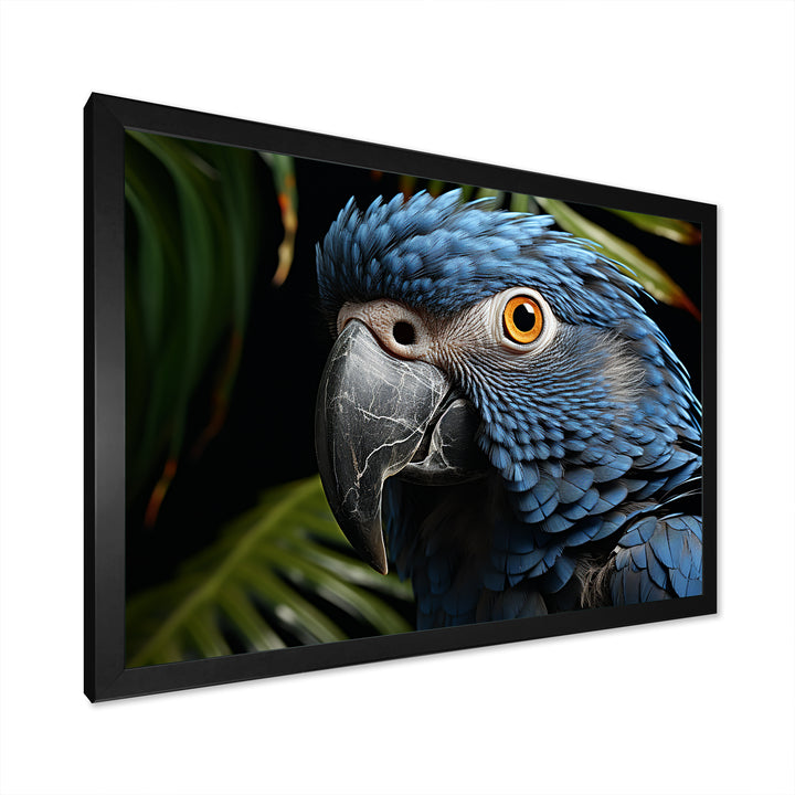 Parrots Sapphire Skies Tropical Forest - Blue Parrot Wall Art