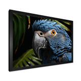 Parrots Sapphire Skies Tropical Forest - Blue Parrot Wall Art