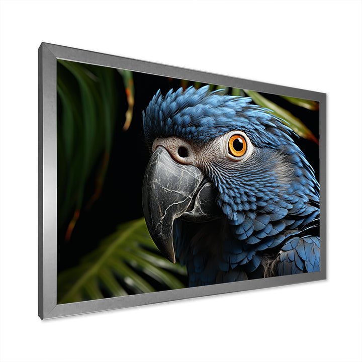 Parrots Sapphire Skies Tropical Forest - Blue Parrot Wall Art