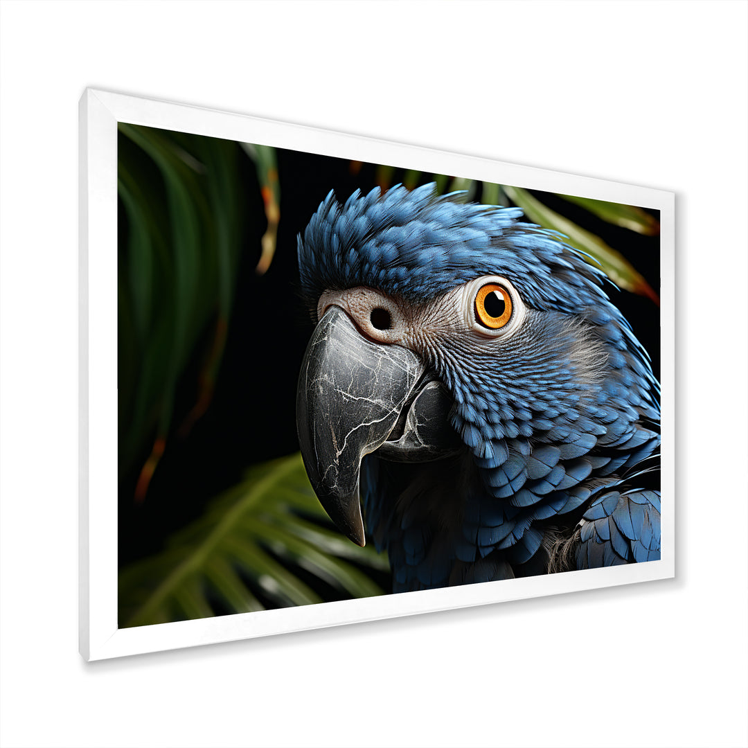Parrots Sapphire Skies Tropical Forest - Blue Parrot Wall Art