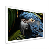 Parrots Sapphire Skies Tropical Forest - Blue Parrot Wall Art