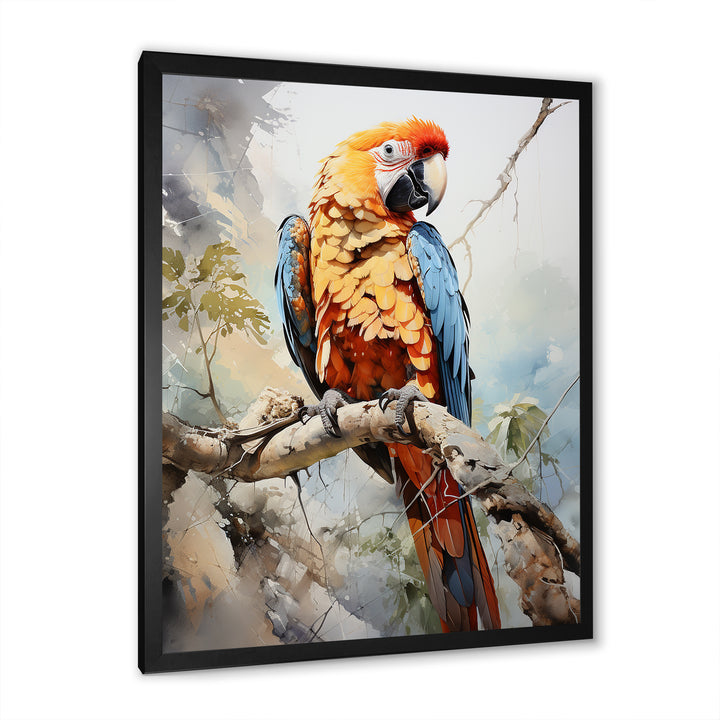 Parrots Sunny Companions Delight - Parrot Bedroom Wall Art