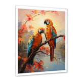 Parrots Sunset Serenade - Parrot Wall Decor