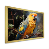 Parrot Tropical Harmony - Yellow Parrot Wall Art
