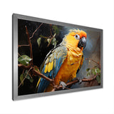 Parrot Tropical Harmony - Yellow Parrot Wall Art