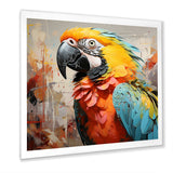 Yellow Parrot Tropical Tempest - Parrot Canvas Wall Art