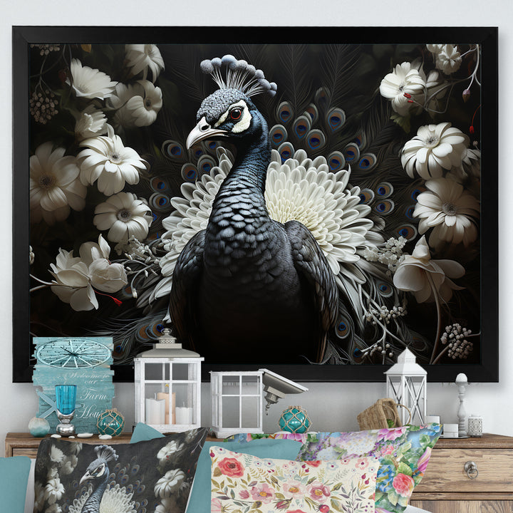 Mystical Peacock Gaze - Peacock Wall Art Prints