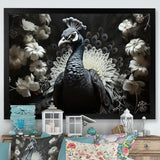Mystical Peacock Gaze - Peacock Wall Art Prints